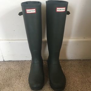 Hunter Original Back Adjust Tall rain boots